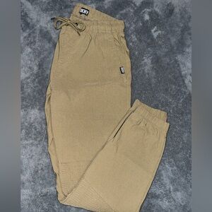 DKNY Boy’s Khaki/Tan Elastic Waist Joggers